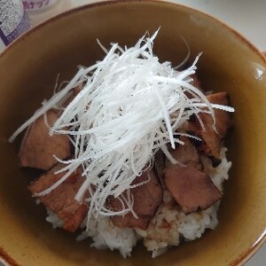 チャーシュー丼‎٭時短在宅勤務ランチ♩